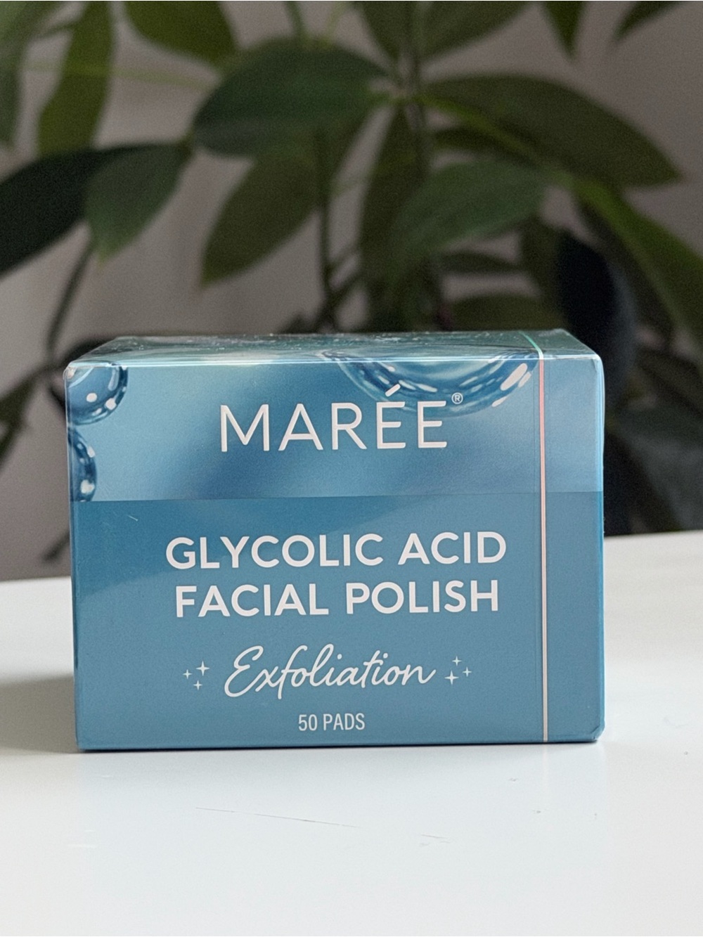 MAREE Glycolic Acid Facial Polish Exfoliation Pads 50 Ct NIB Sealed